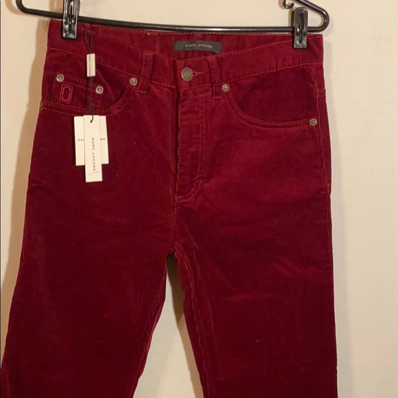 MARC JACOBS MAROON CORDUROY PANTS! - Picture 3 of 8